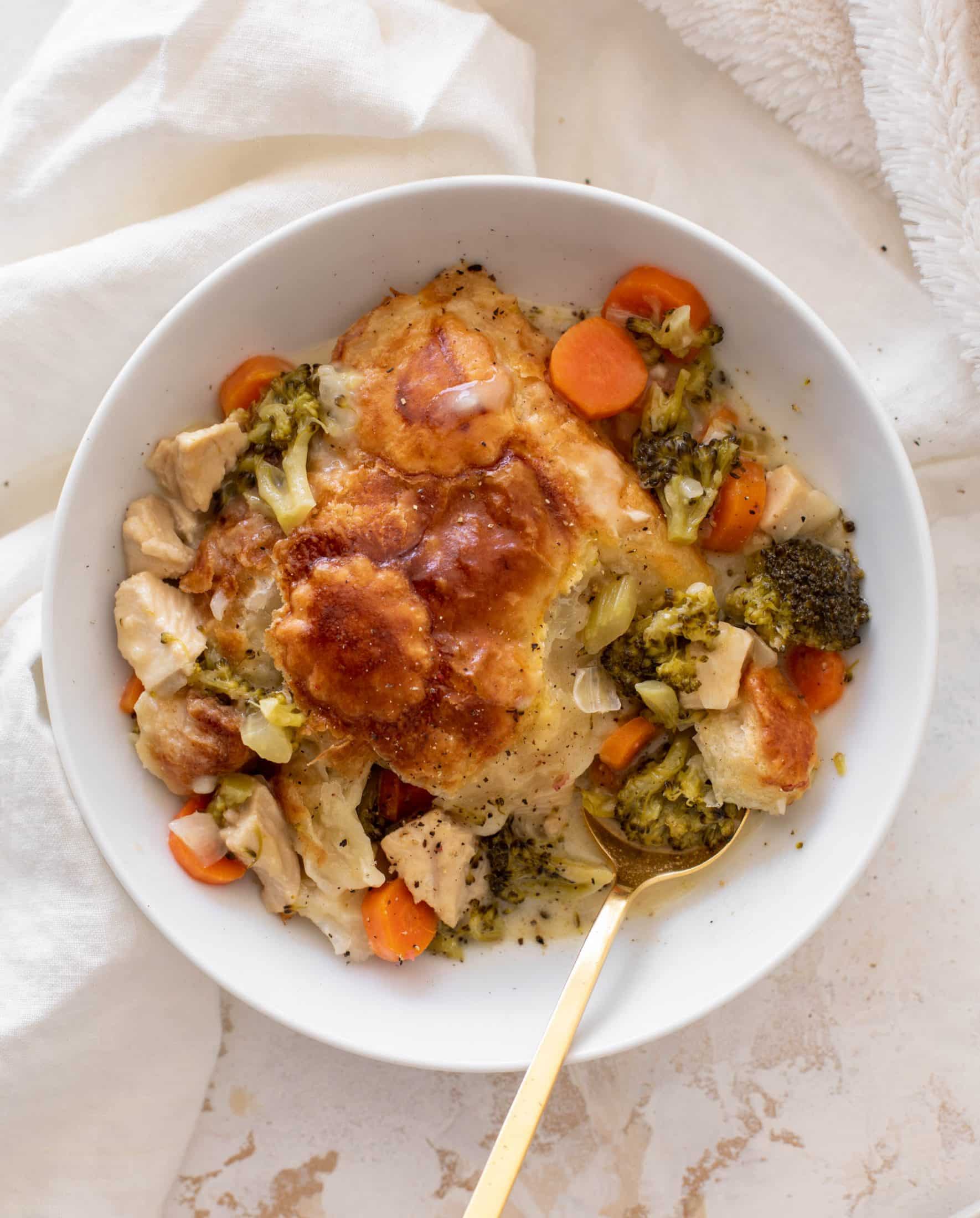 broccoli cheddar chicken pot pie