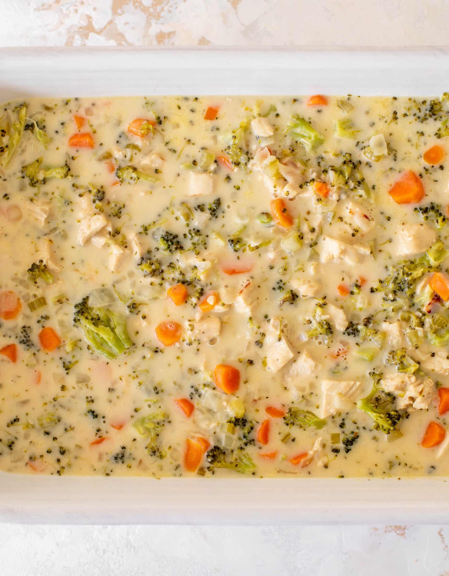 broccoli cheddar chicken pot pie