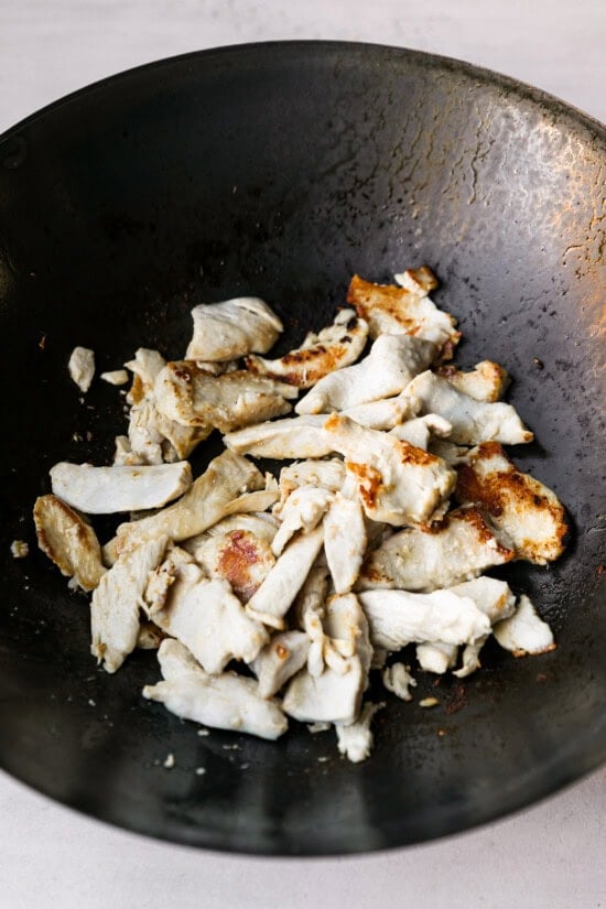 Chicken in skillet