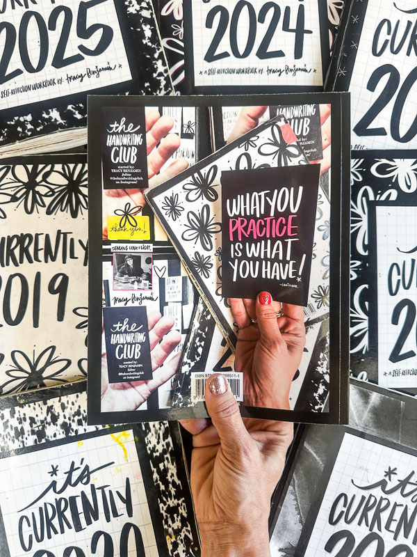 Currently 2026 Workbook by Tracy Benjamin of The Handwriting Club