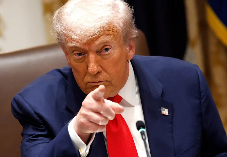 When Trump announced the first boat strike on September 2, he warned, 'Please let this serve as notice to anybody even thinking about bringing drugs into the United States of America' (Kevin Dietsch/Getty Images)
