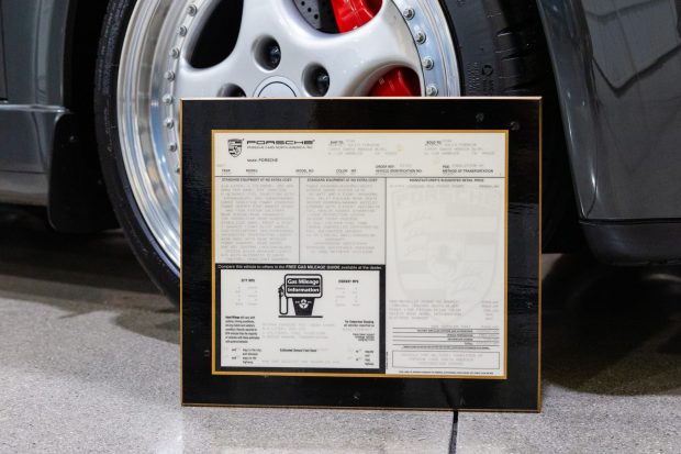 2,500-Mile, Slate Gray 1994 Porsche 911 Turbo 3.6