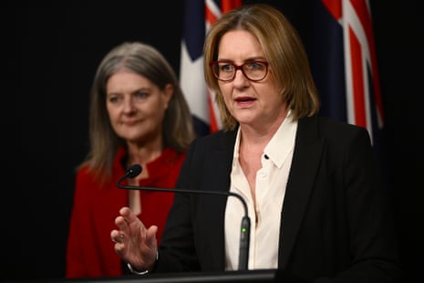 Sonya Kilkenny and Jacinta Allan (right)