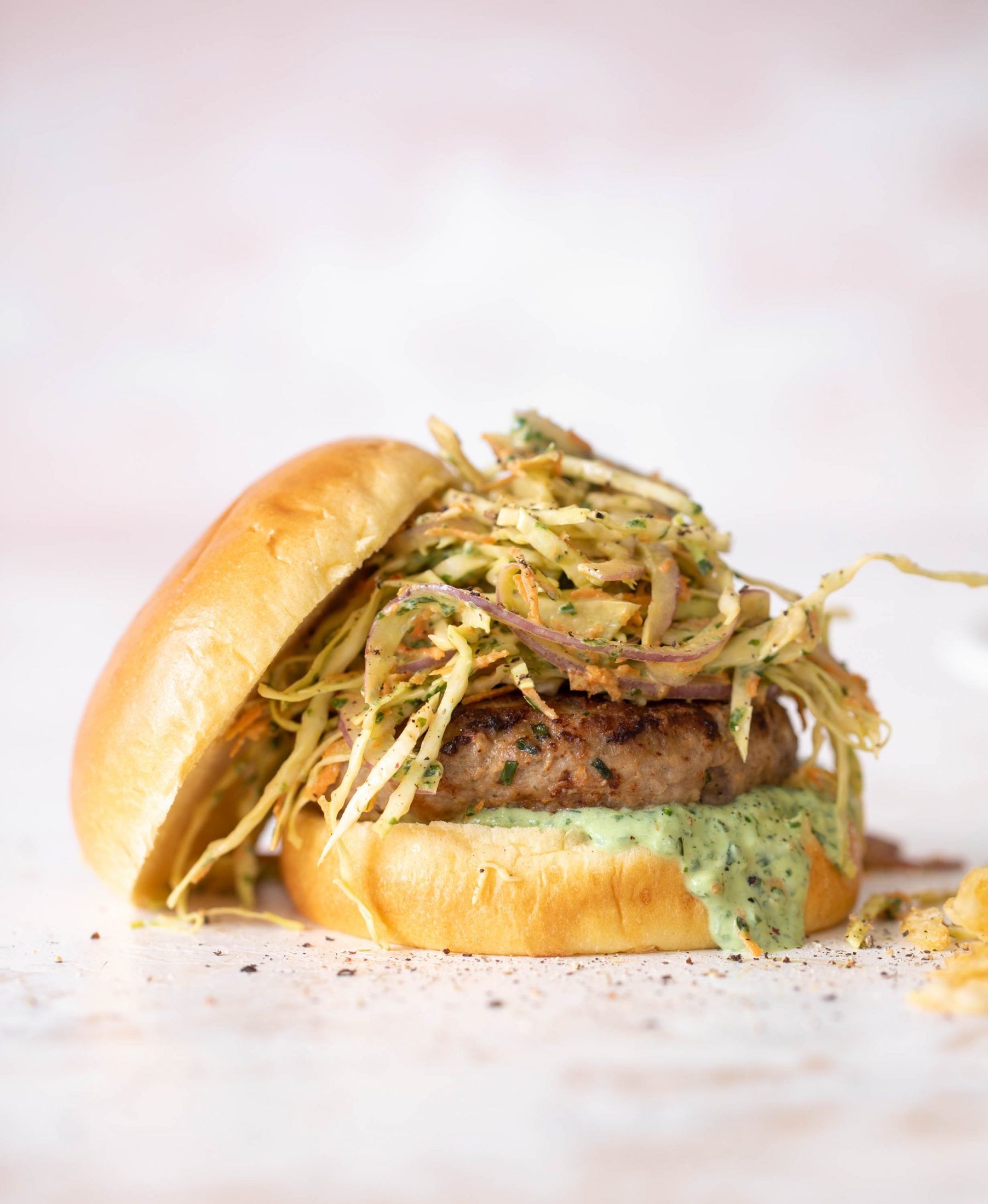 green goddess turkey burgers