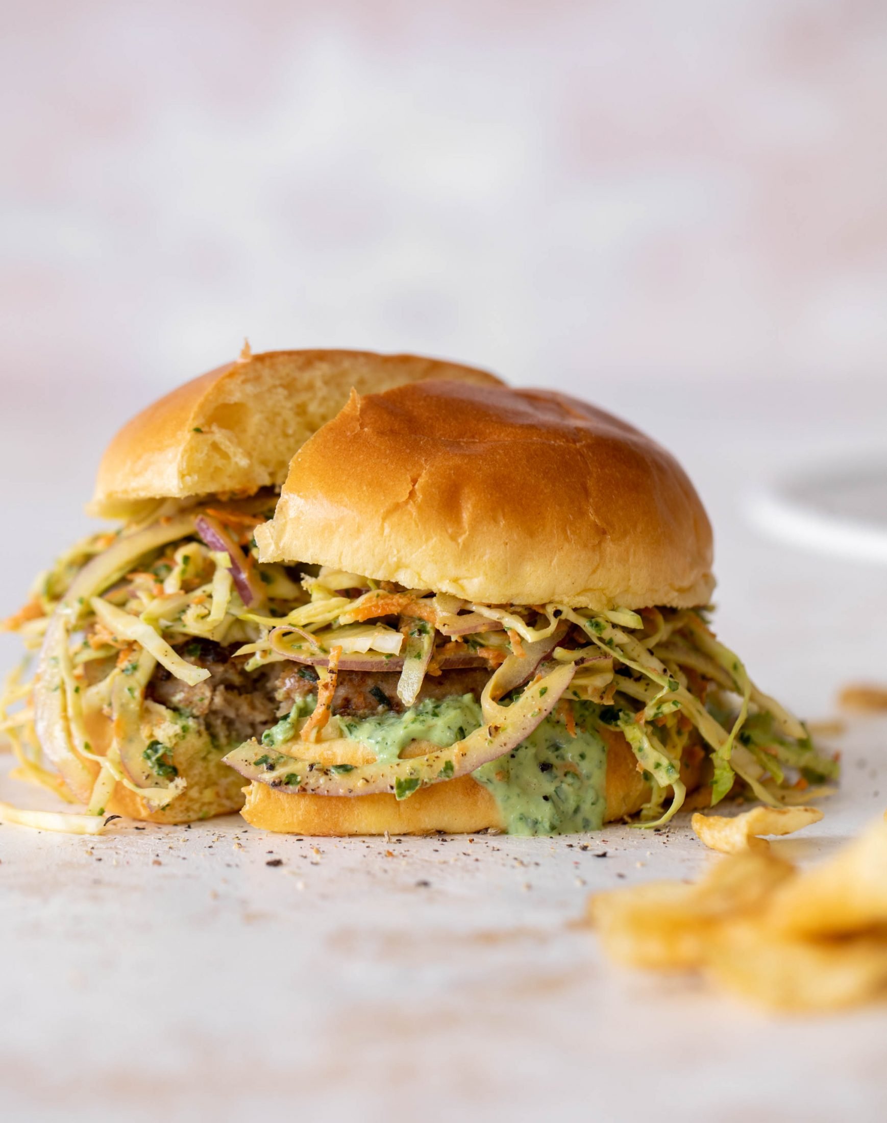 green goddess turkey burgers