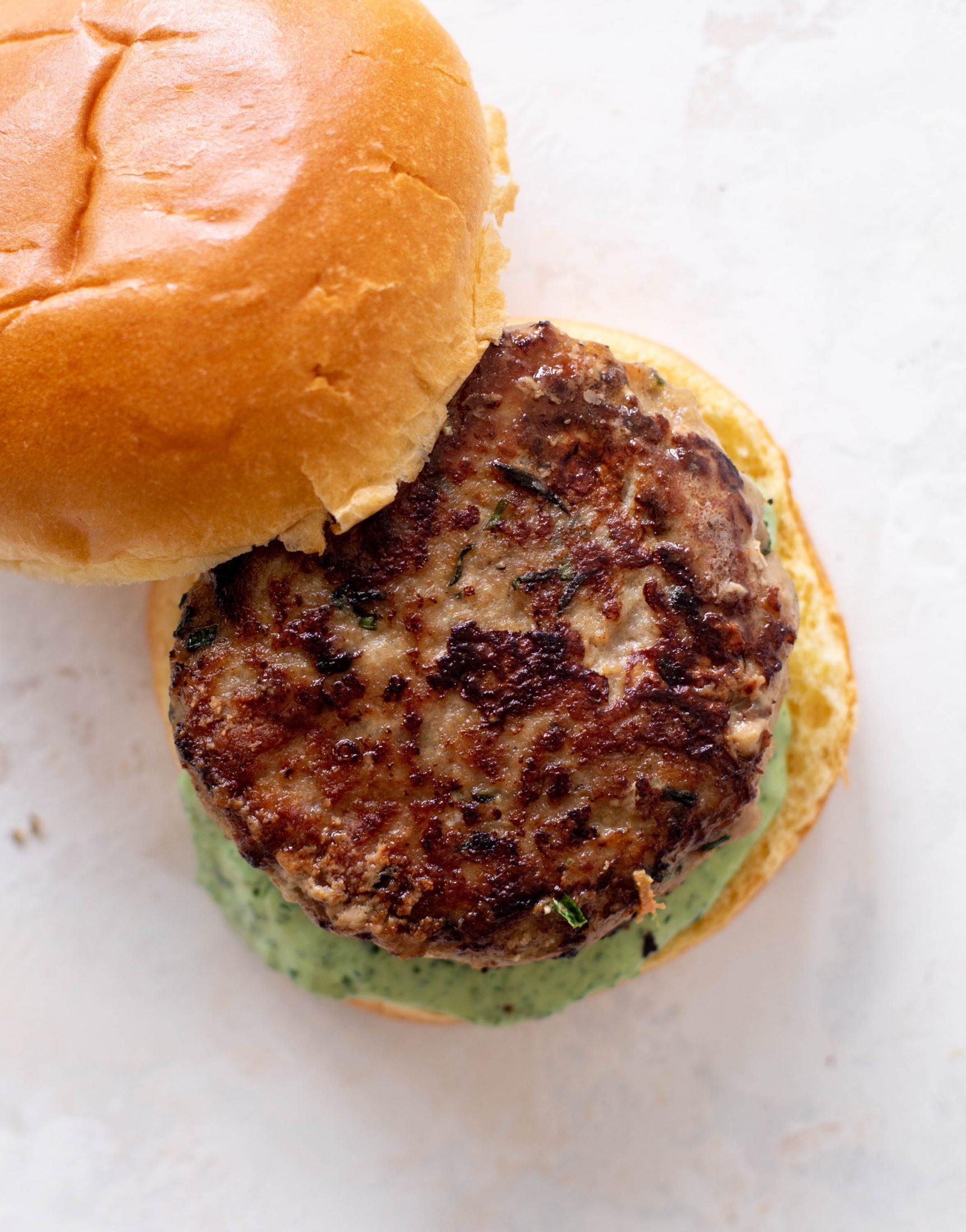 green goddess turkey burgers