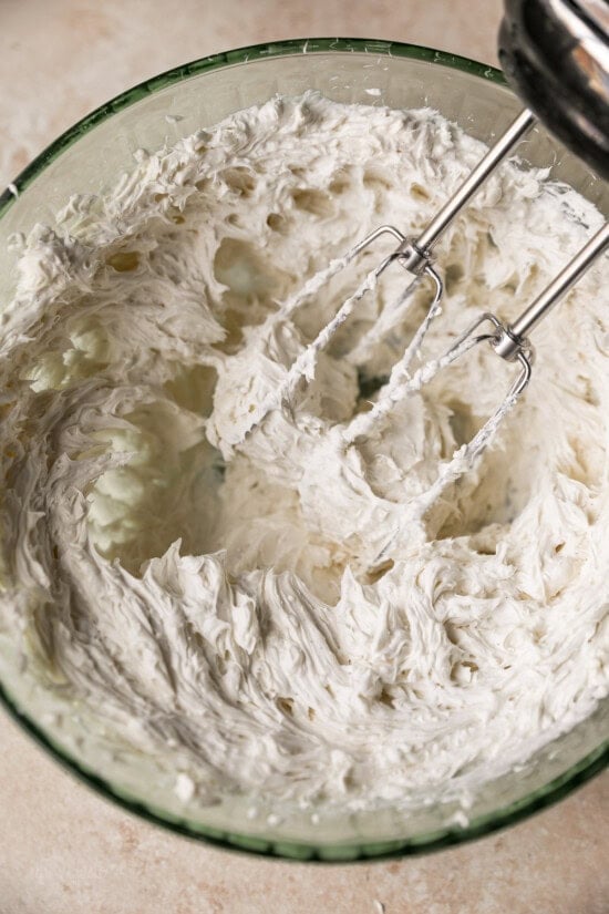 Make the vanilla bean frosting