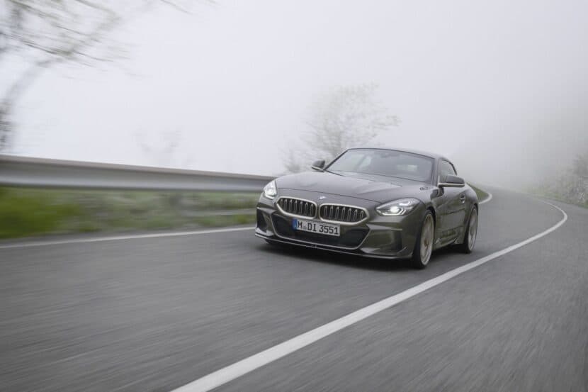 BMW Touring Coupe driving on the road